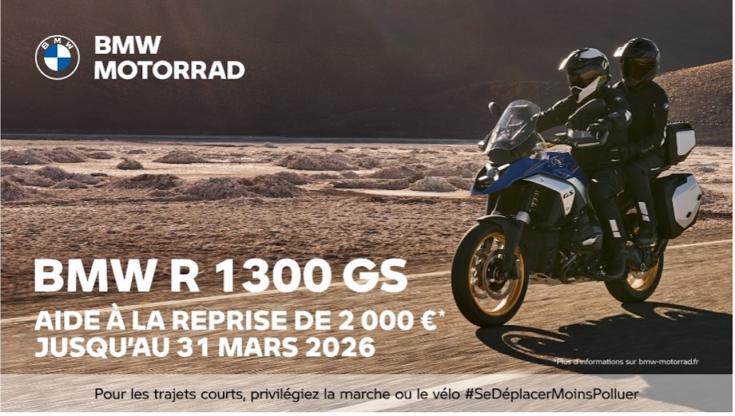 La BMW R 1300 GS. 
