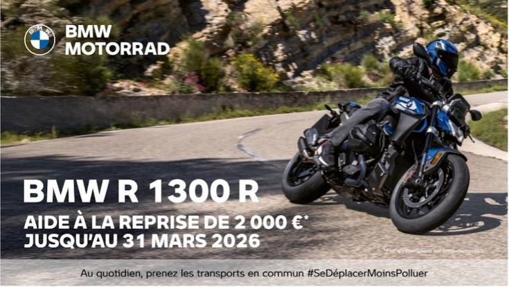 La BMW R 1300 R. 