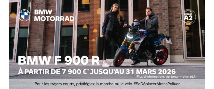 BMW F 900 R & XR : accessibles dès permis A2.