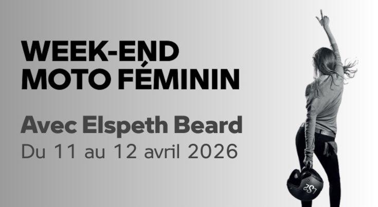 Week-end moto féminin avec Elspeth Beard.