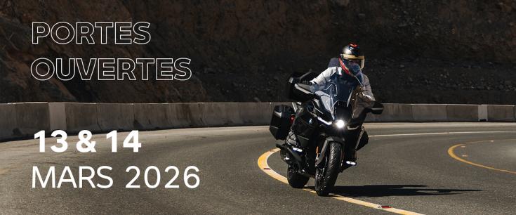 Portes ouvertes BMW Motorrad – 13 et 14 mars 2026.