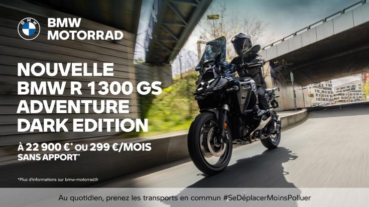 BMW R 1300 GS Adventure Dark Edition.