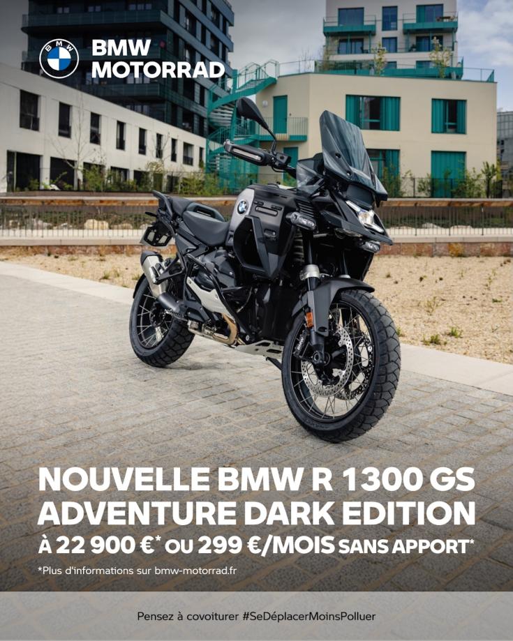 BMW R 1300 GS Adventure Dark Edition.
