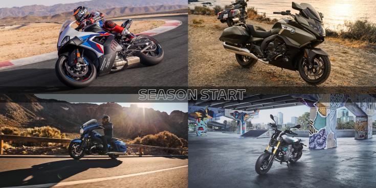 LES OFFRES SEASON START BMW MOTORRAD SONT LANCÉES.