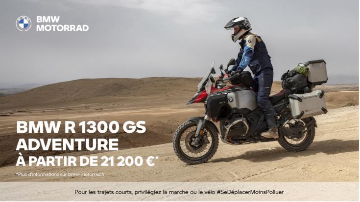La BMW R 1300 GS Adventure.