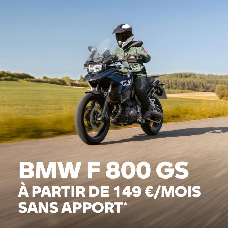 La BMW F 800 GS.