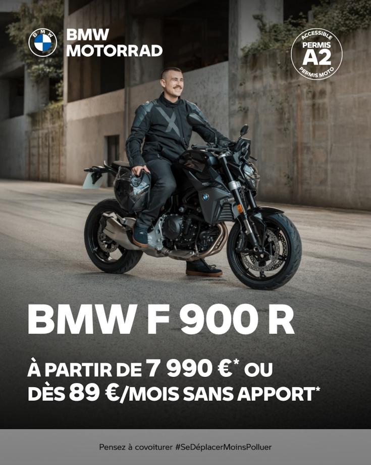 F 900 R à 89€ par mois sans AUCUN apport.