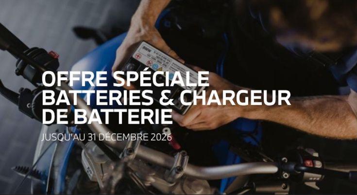 Offre batteries et chargeurs.