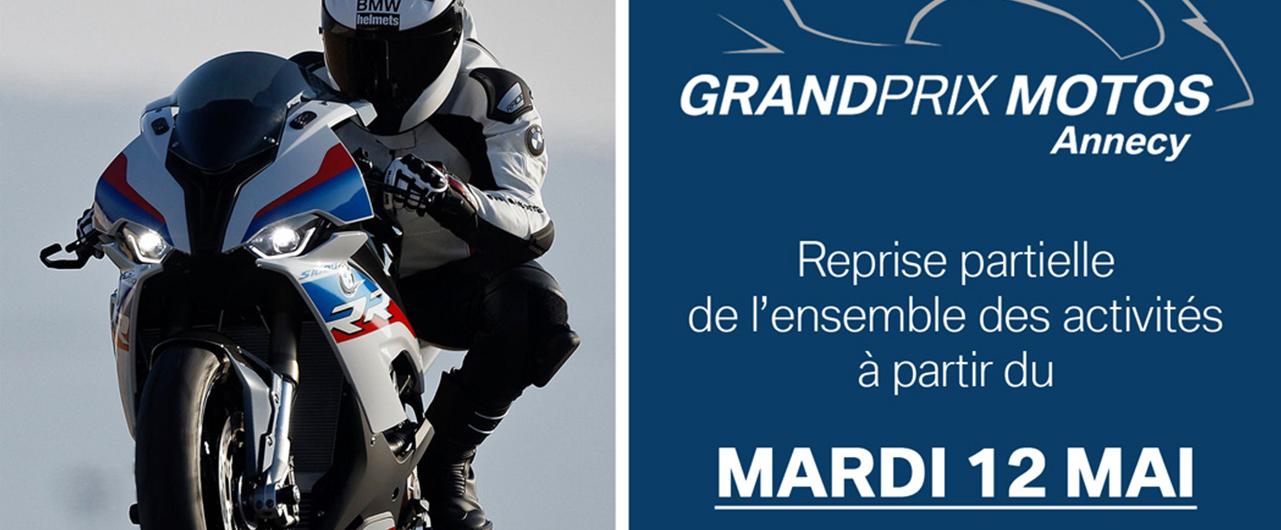 Réouverture BMW Grand prix Moto Annecy