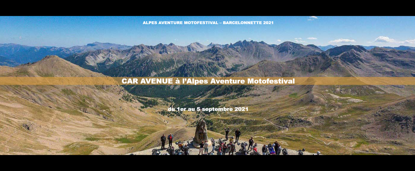 ALPES AVENTURE MOTOFESTIVAL !