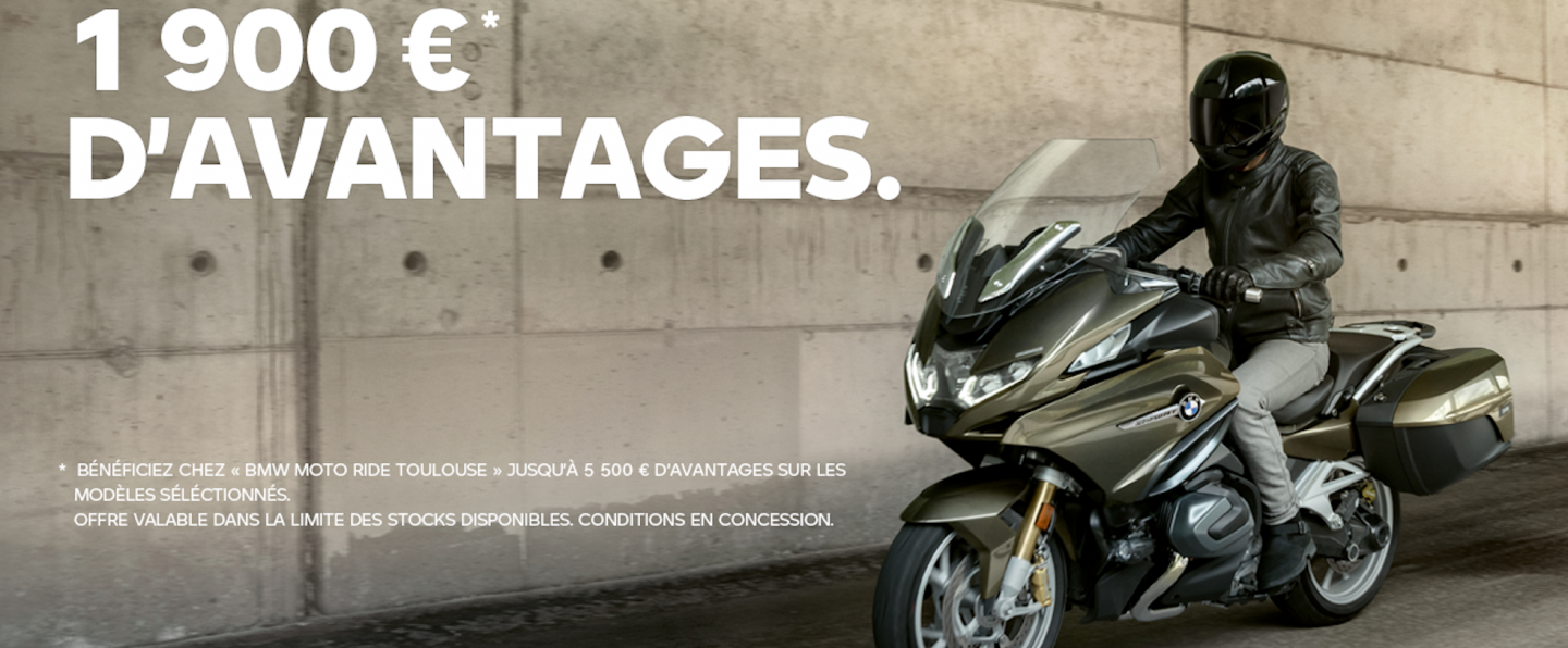 OFFRE "R1250 RT" : 1 900 € D’AVANTAGES CHEZ MOTO.