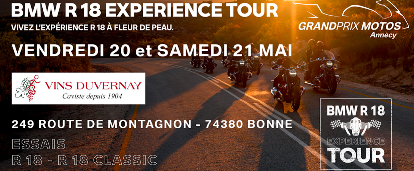 R 18 Experience Tour.