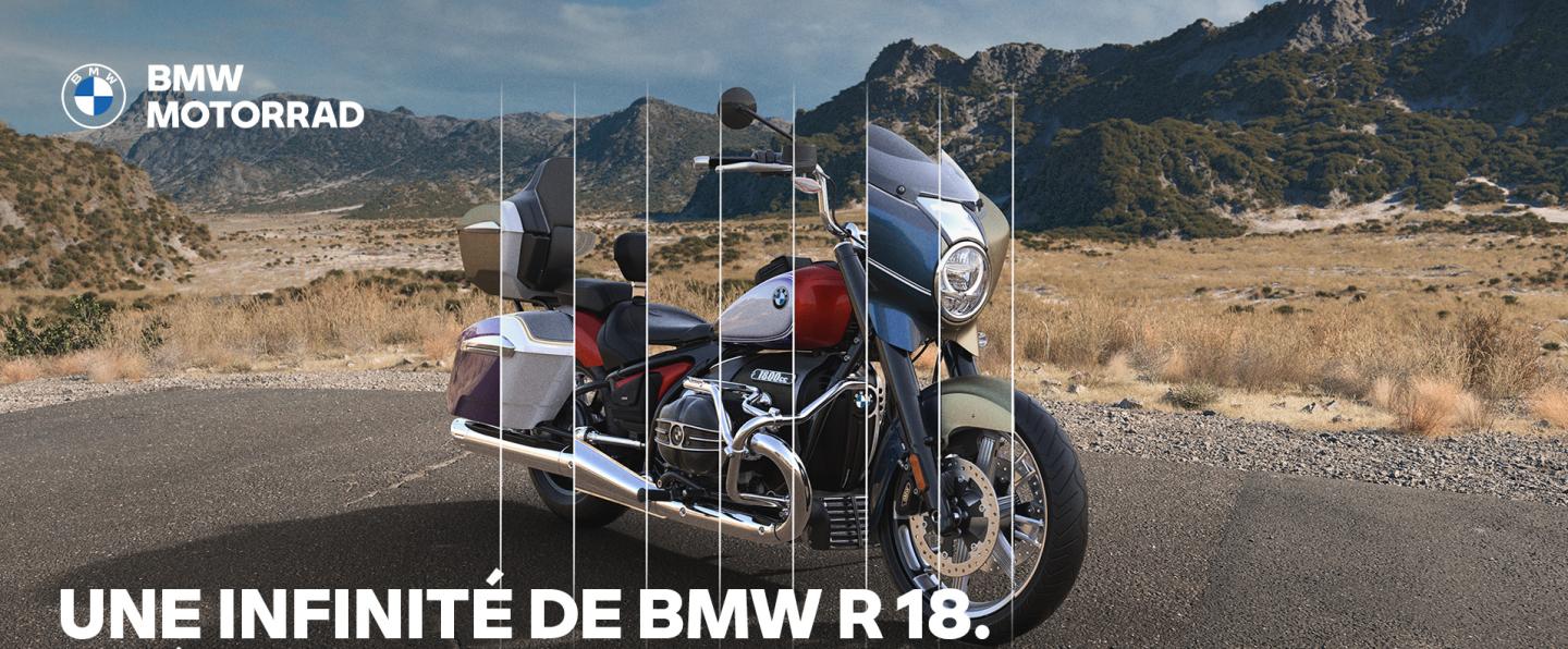 Une infinité de BMW R 18.