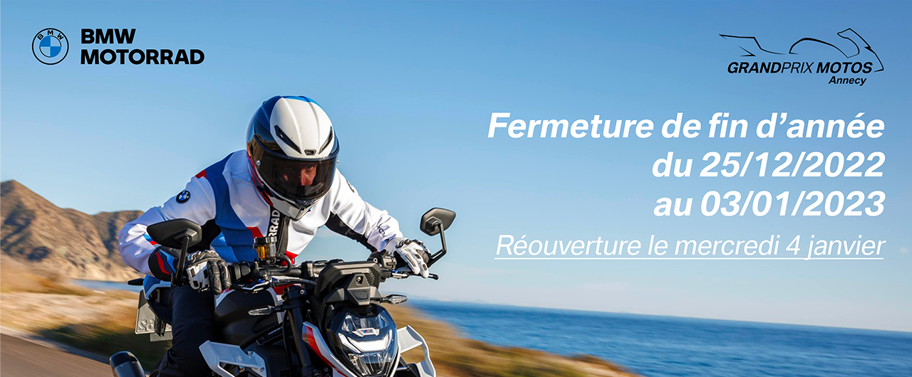 Fermeture de fin d’année 2022.