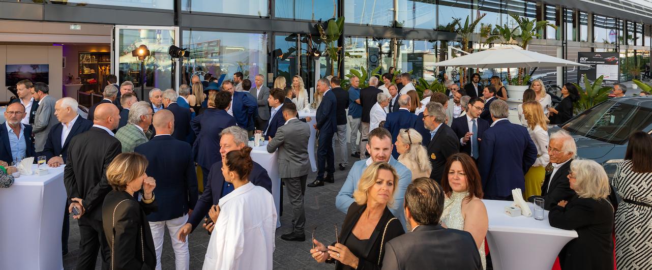 INAUGURATION DU SHOWROOM AU YACHT CLUB DE MONACO.
