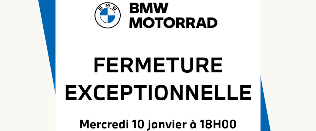 Fermeture exceptionnelle à 18h ce mercredi 10/01.