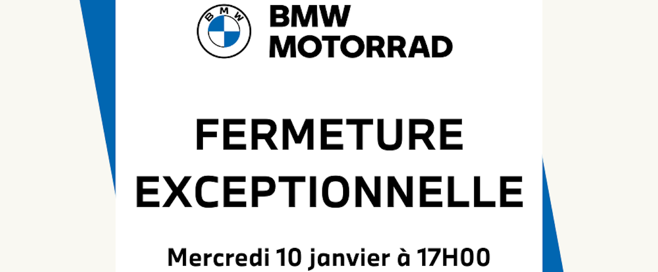 Fermeture exceptionnelle à 17h ce mercredi 10/01.