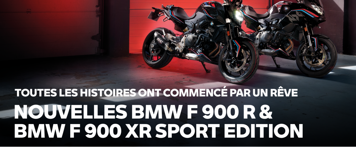 BMW F 900 R et F 900 XR Sport Edition.
