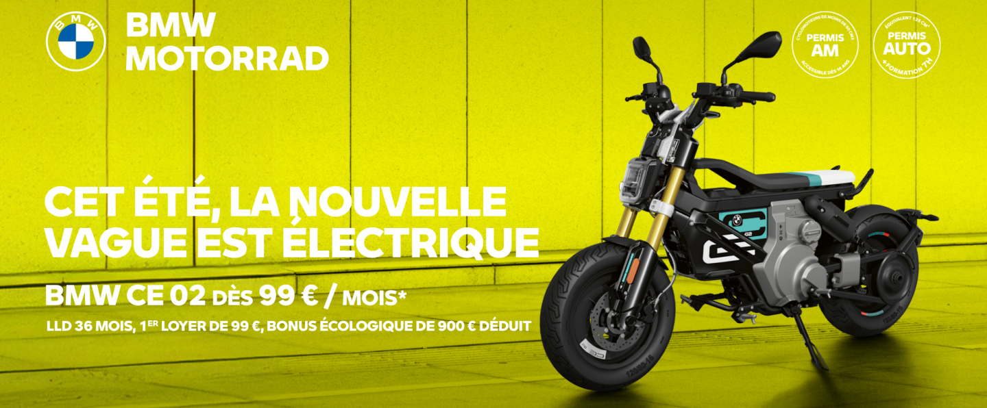 BMW CE 02 99€/mois.