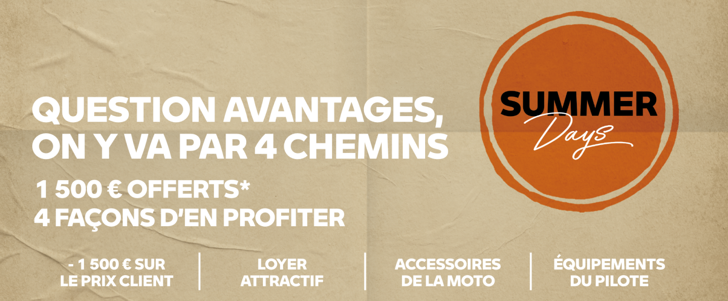 Profitez de l'été avec BMW Motorrad.