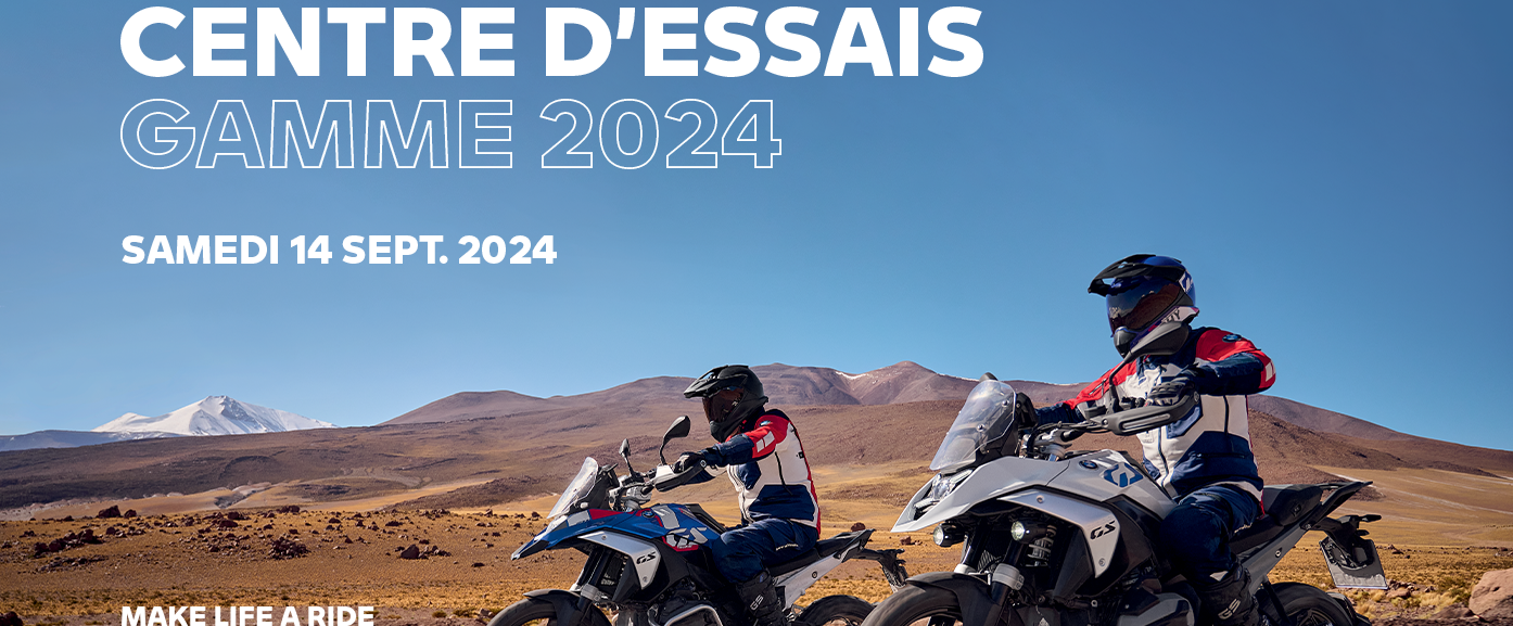 ESSAYEZ LA GAMME BMW MOTORRAD 2024.