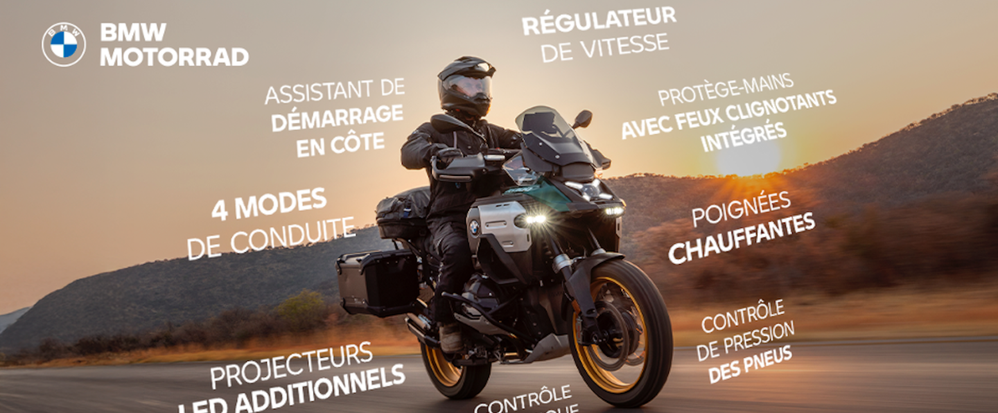 22 raisons de choisir la BMW R 1300 GSA.