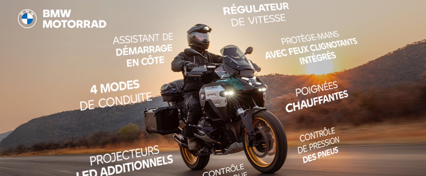 22 raisons de choisir la BMW R 1300 GSA.