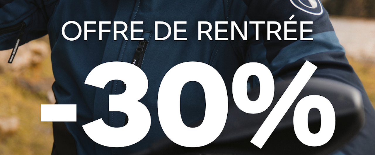 -30% sur tout l’équipement du pilote* !