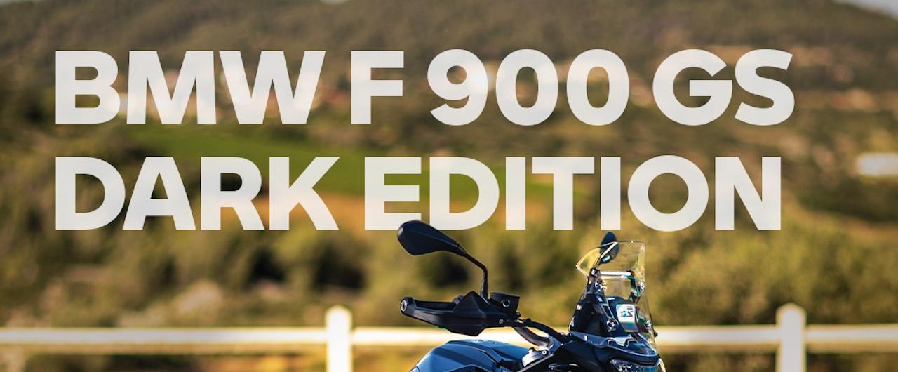 Nouvelle BMW F 900 GS DARK EDITION.