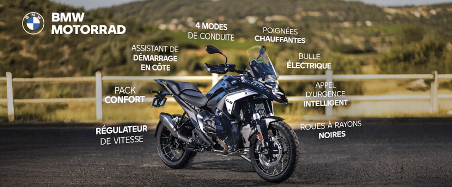 Nouvelle BMW R 1300 GS Dark Edition.