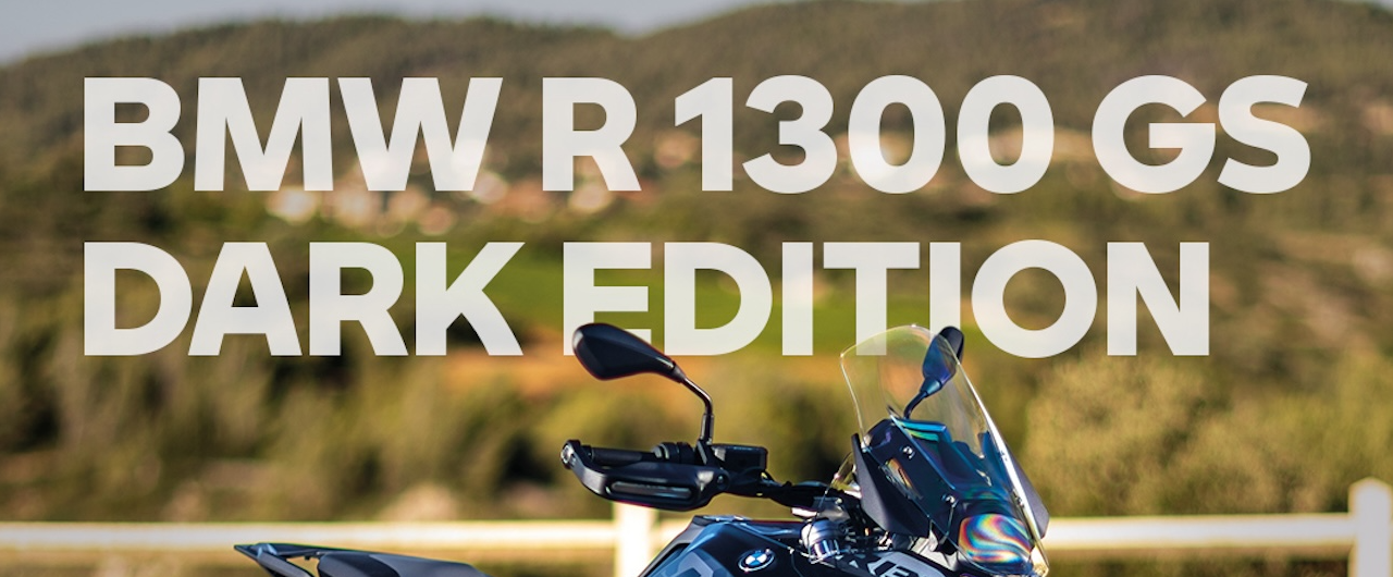 BMW R 1300 GS Dark Edition.