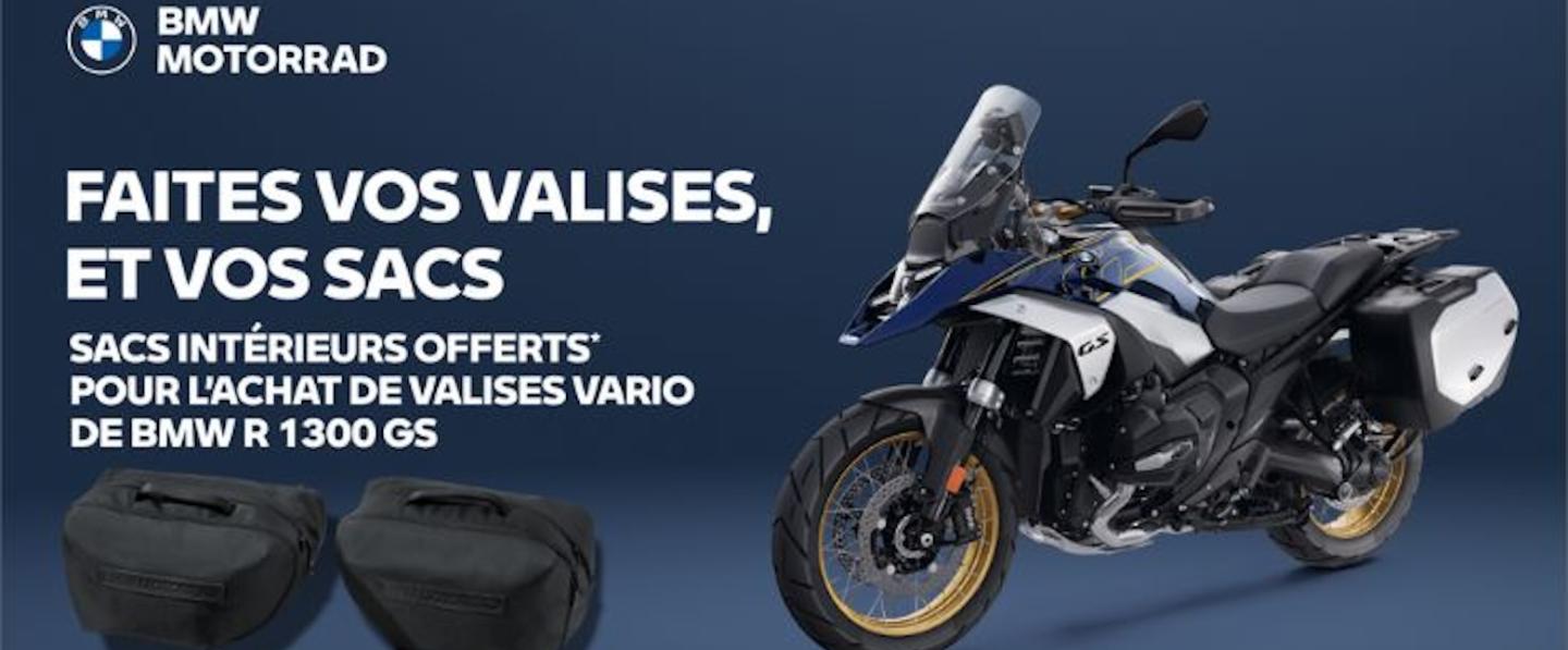 Offre Valises Vario BMW Motorrad.