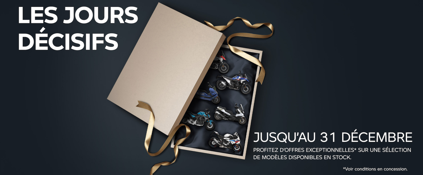 Les Jours Décisifs sont lancés chez BMW Motorrad.