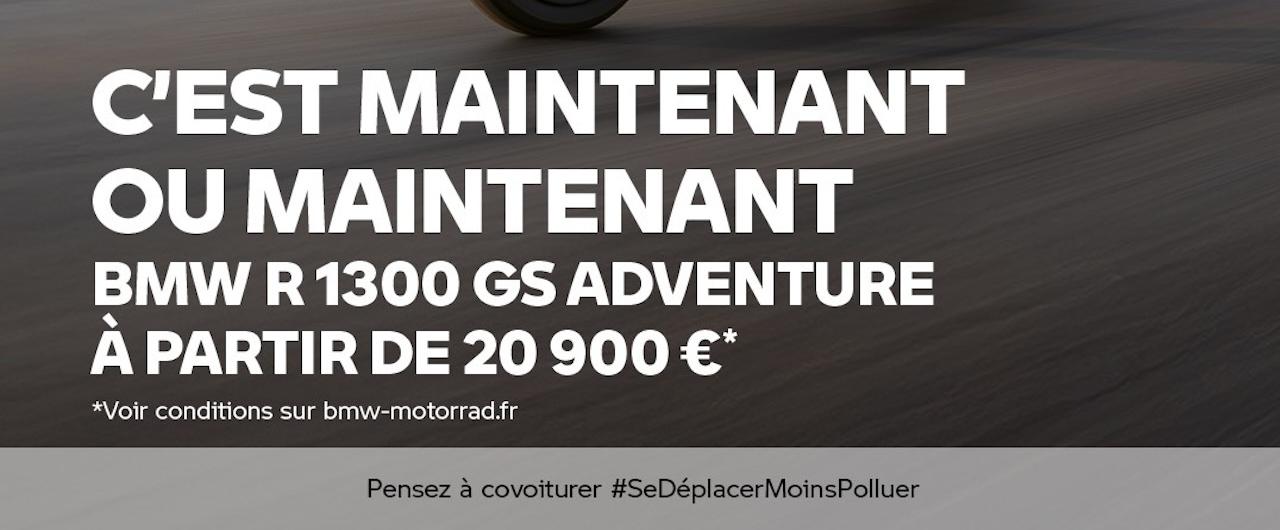 La BMW R 1300 GS Adventure à partir de 20 900 €.