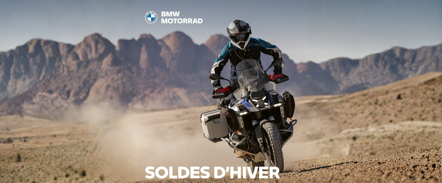 Soldes hiver BMW Motorrad.