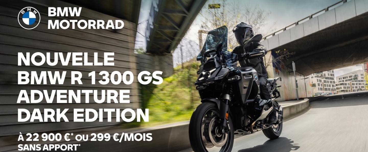 BMW R 1300 GS Adventure Dark Edition.