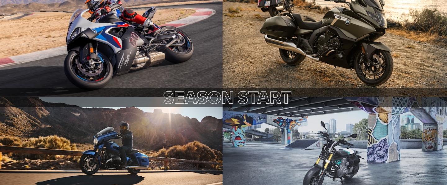 LES OFFRES SEASON START BMW MOTORRAD SONT LANCÉES.