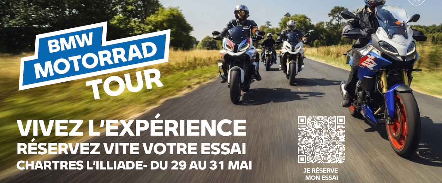 BMW Motorrad Tour à Chartres.