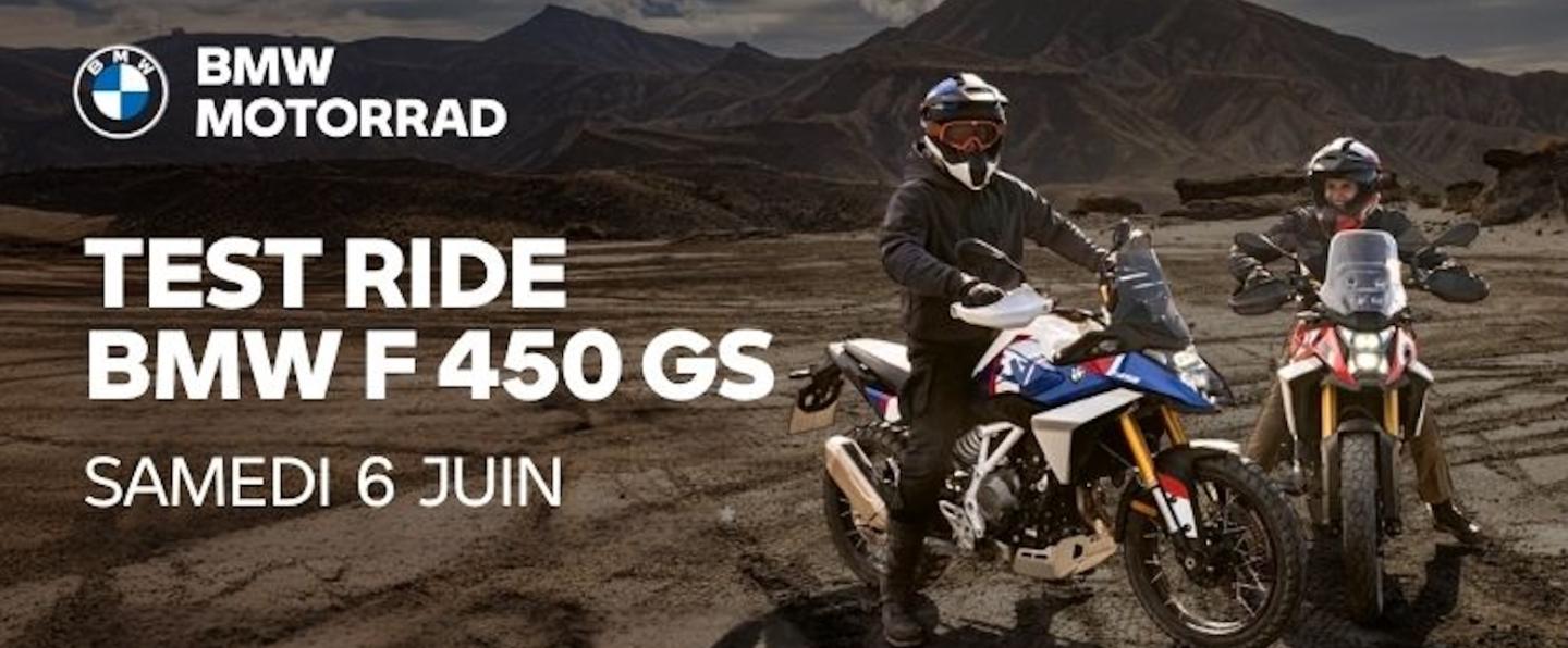 TEST RIDE DE LA NOUVELLE BMW F 450 GS