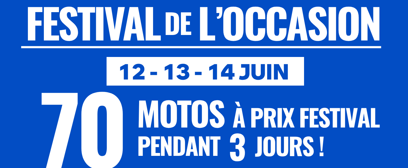 Le Festival de l'occasion du 12 au 14 juin.