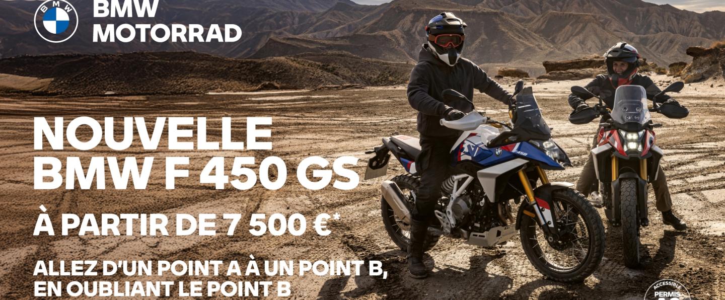 LA NOUVELLE BMW F 450 GS.