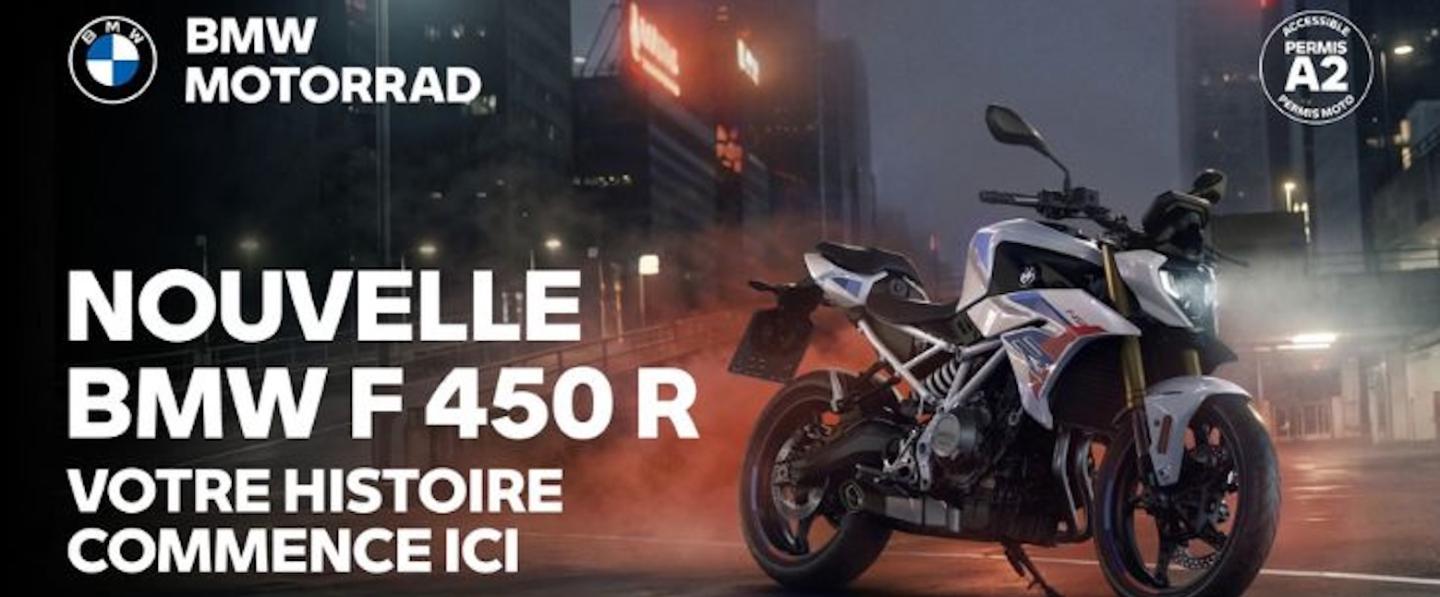 Nouvelle BMW F 450 R.