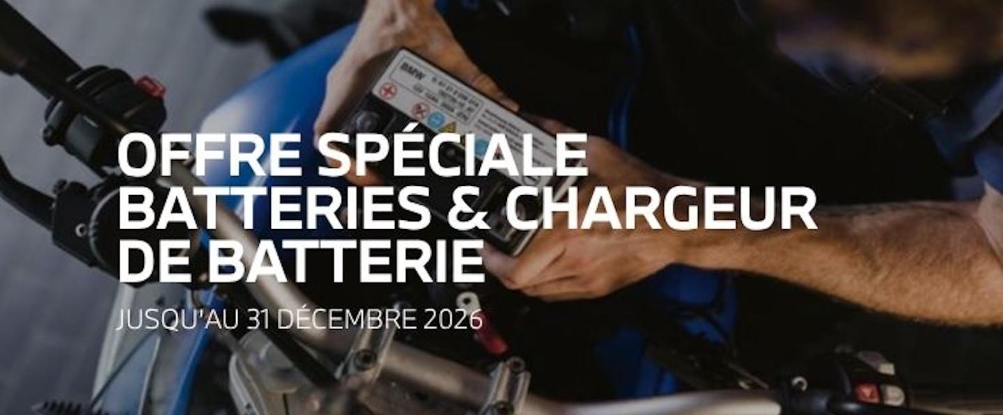 Offre batteries et chargeurs.