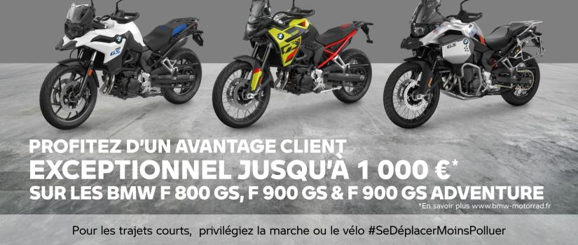 AVANTAGE CLIENT -  GAMME BMW MOTORRAD.